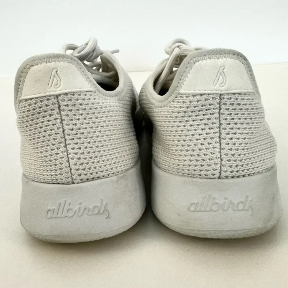 Allbirds Tree Runners Athletic Everyday Shoes Lace-Up Sneakers White Women's 10 - Picture 6 of 8